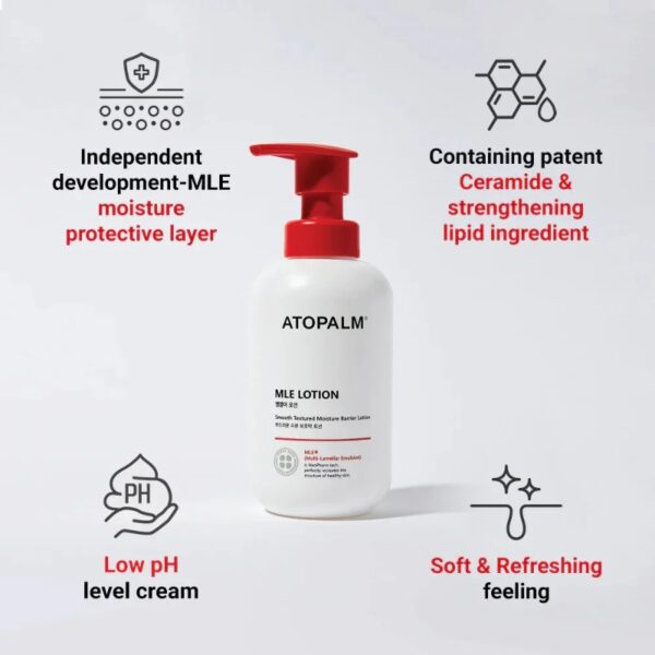 ATOPALM Mle soothing lotion 200ml+60ml Set - Image 4