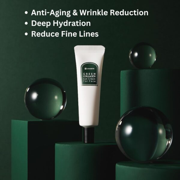 Leaders Green Collagen Eye Cream For Face 50ml+30ml Set - Image 3