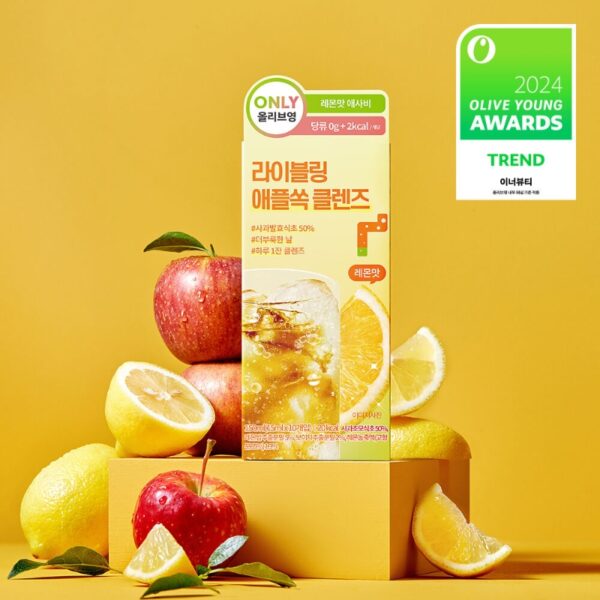 LIVELING Apple Ssok Cleanse [#Lemon] #10 Sticks - Image 2