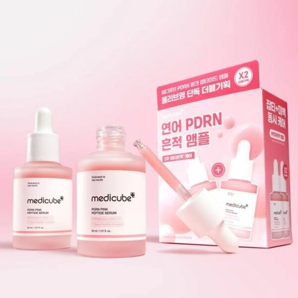 medicube PDRN Pink Peptide Serum 30ml Double Pack - Image 6