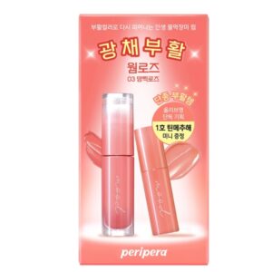 Peripera INK MOOD GLOWY TINT Set [#03 Rose In Mind] (+mini)