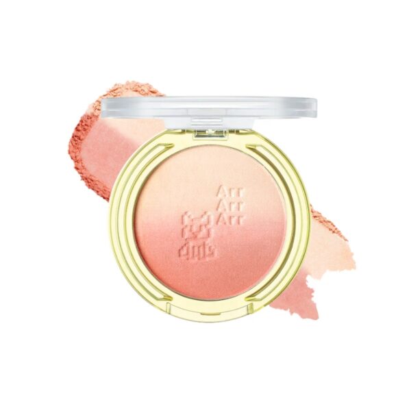 peripera Pure Blushed Sunshine Cheek [#21 Proud Coral] - Image 2