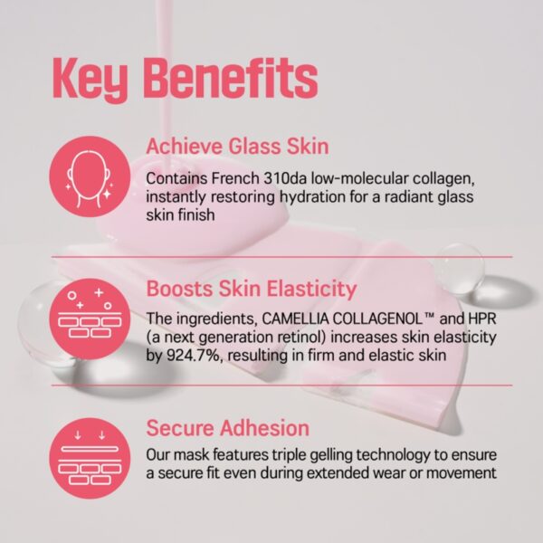 ROUND LAB Camellia Deep Collagen Firming Gel Mask [#4 Sheet] - Image 2