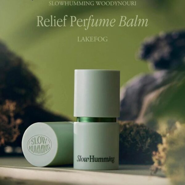 slow humming Relief Perfume Balm [#Lakefog] (+keyring) - Image 2