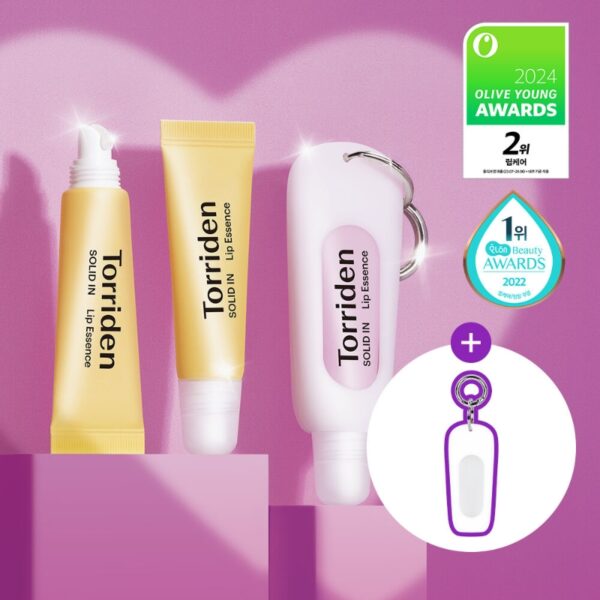 Torriden Solid In Lip Essence Triple  Set (+Key Ring)