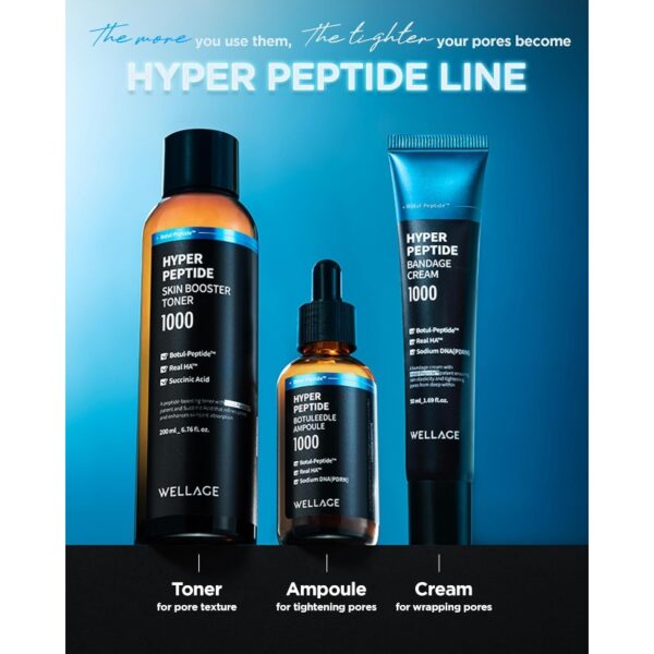 WELLAGE Hyper Peptide Botuleedle Ampoule 1000 (+10ml+Cream 10ml) - Image 6