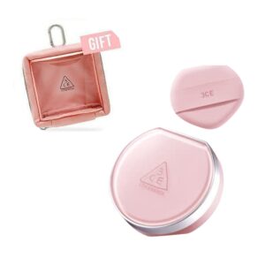 3CE Fitting Mesh Cushion [#2 Colors] (+Refill + Keyring pouch pink)