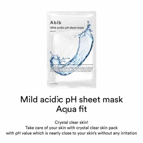 Abib Mild Acidic pH Sheet Mask Aqua Fit [#1 masks] - Image 2