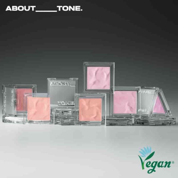 ABOUT_TONE Fluffy Wear Blusher [#Daily Coral] - Image 5