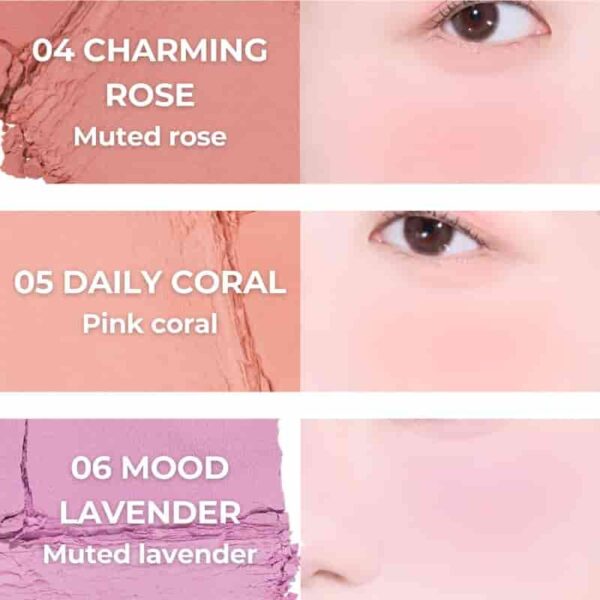 ABOUT_TONE Fluffy Wear Blusher [#Daily Coral] - Image 4