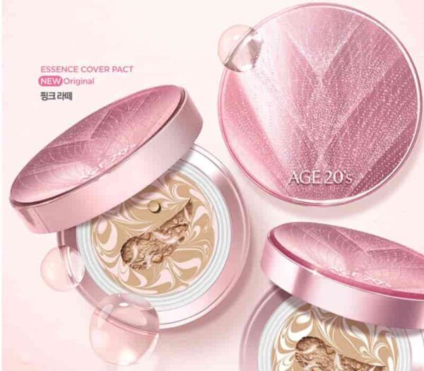 Twinkle Edition x AGE 20's Pact Case Cushion SPF 50+PA+++ Set [#2 Colors] (+3 Refills) - Image 3