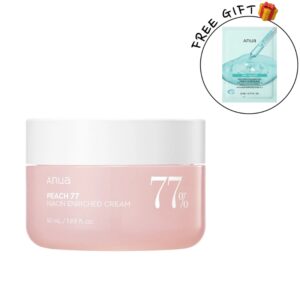Anua Peach 77 Niacin Enriched Cream (+PDRN Hyaluronic Acid Capsule 100 Serum Mask)