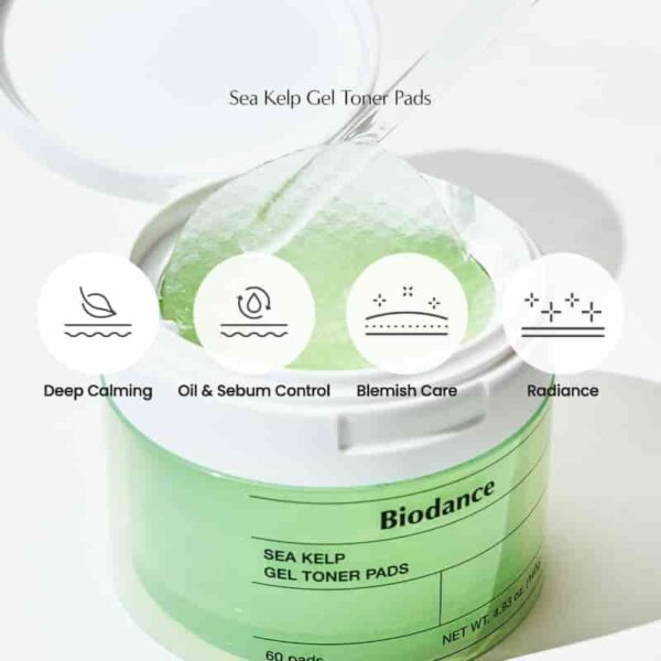Biodance Sea Kelp Gel Toner Pads (+2pads) - Image 6
