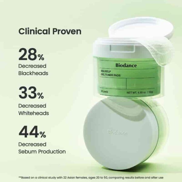 Biodance Sea Kelp Gel Toner Pads (+2pads) - Image 7