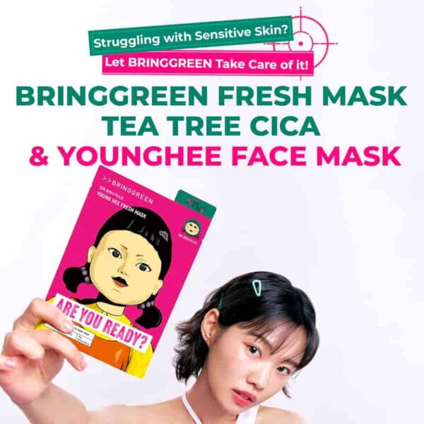 Squid Game x BRINGGREEN Fresh Mask Sheet [#10 masks] - Image 3