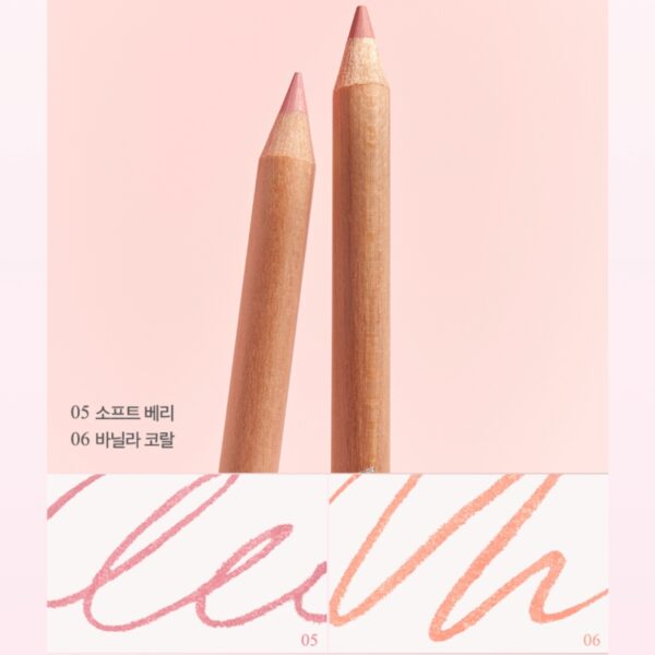 CLIO Velvet Lip Pencil Special Set [#05 Soft Berry] (+Sharpener) - Image 4