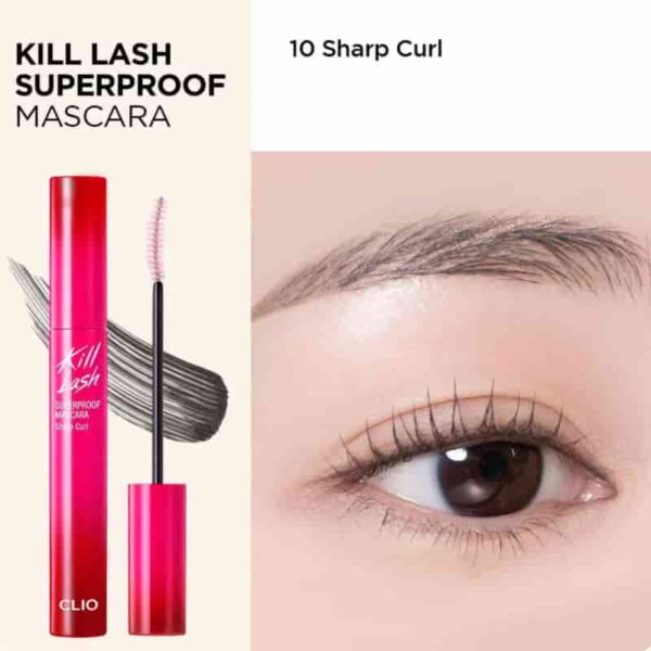 Clio Kill Lash Superproof Mascara 1+1 Special Set [#10 Sharp Curl] - Image 7