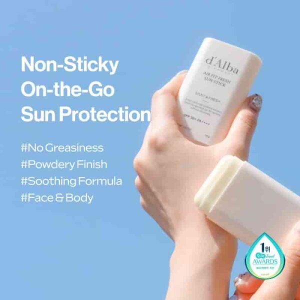 Dalba Air Fit Fresh Sun Stick SPF50+ PA++++ - Image 2