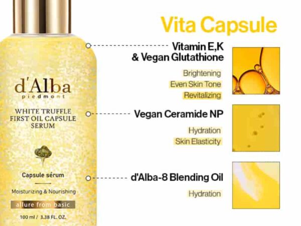 d'Alba Vita Toning Capsule Serum (+Serum Toner 4p) - Image 7