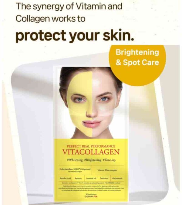 Dermafix Perfect Real Performance Vitacollagen Mask 1+1 (+Cream 2p) - Image 2