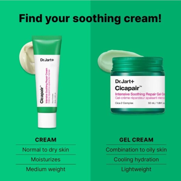 DR. JART+ Cicapair Intensive Soothing Repair Gel Cream 80ml Set - Image 7