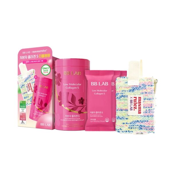 BB LAB Low Molecular Collagen S 30 Sticks Double Pack set (+Masma Tools Pouch)