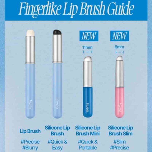 fwee Fingerlike Silicone Tip Lip Brush Slim - Image 6