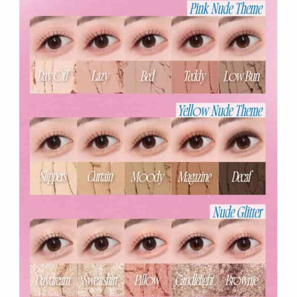 fwee More Mood Eyeshadow Palette [#2 Colors] - Image 5