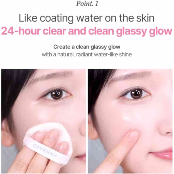 Giverny Dewy Glassy Cushion SPF50+ PA+++ Set (+Refill +puff) - Image 5