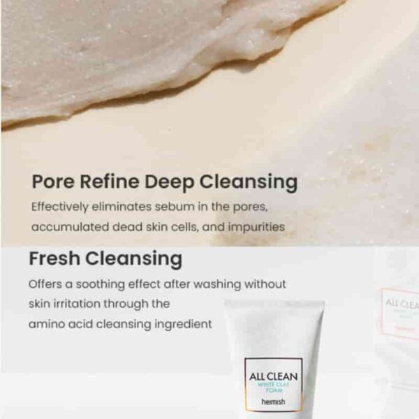 heimish All Clean White Clay Foam - Image 3