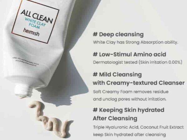 heimish All Clean White Clay Foam - Image 2