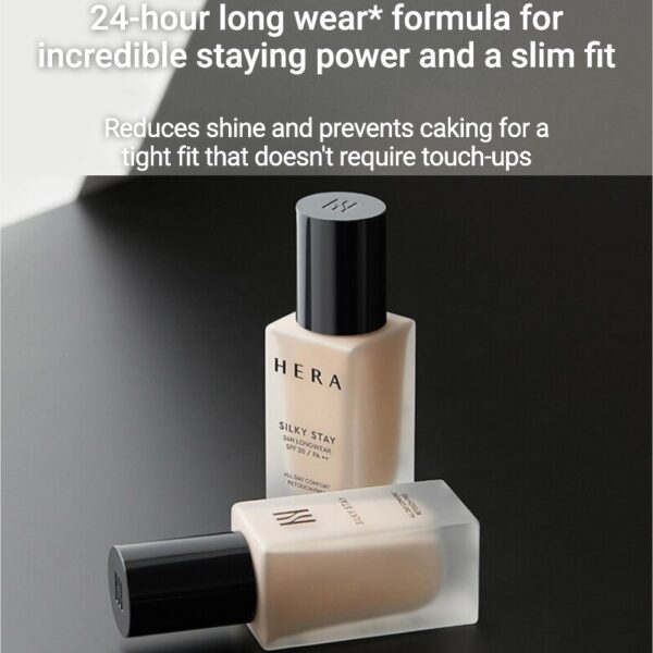 HERA Silky Stay 24H Longwear Foundation Special Set (+Brush 3p + Voyage Collection 3 Kit) - Image 3
