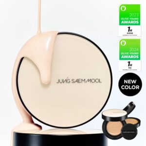 JUNGSAEMMOOL Essential Skin Nuder Cushion [#19 LIGHT] (+Refill, Mini Cushion, Puff)