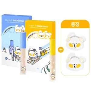 LUNA Long Lasting Tip Concealer SPF34, PA++ [#2 Colors] (+ANKOKOANKO Puff 2P)