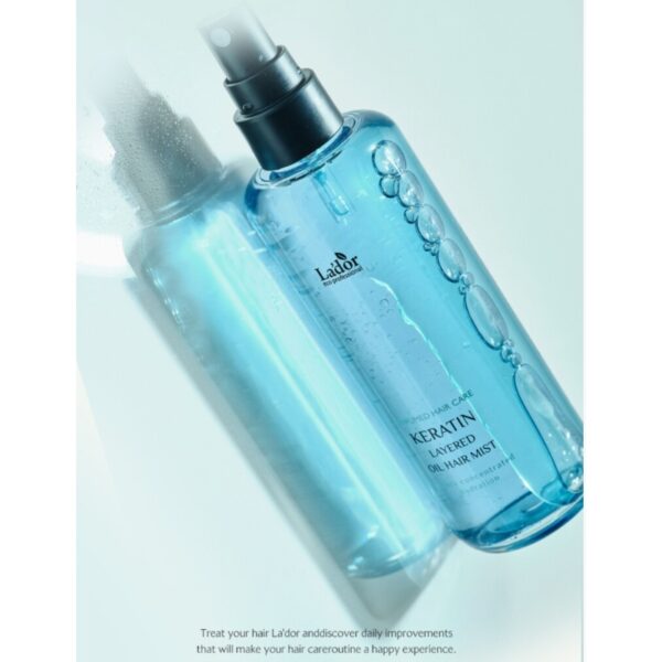 La’dor Keratin Layered Oil Hair Mist 130ml Set (+Osmanthus 10ml) - Image 3