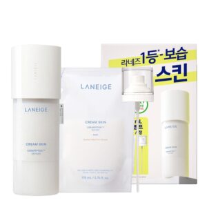 LANEIGE Cream Skin Cerapeptide Refiner SET [#Jumbo Size](+Refill +pump)
