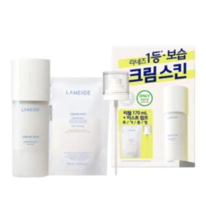 LANEIGE Cream Skin Cerapeptide Refiner 340ml Refill SET [#Jumbo Size](+Mist Pump)