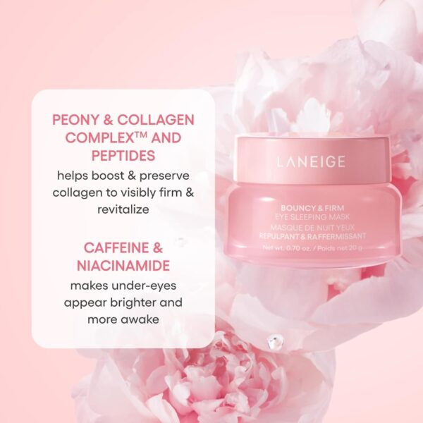 LANEIGE Bouncy&Firm Eye Sleeping Mask (+Sleeping Mask 20ml) - Image 2