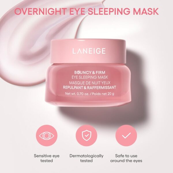 LANEIGE Bouncy&Firm Eye Sleeping Mask (+Sleeping Mask 20ml) - Image 4