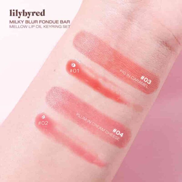 Lilybyred Milky Blur Fondue Bar Set [#2 Colors] (+Mellow Lip Oil Keyring) - Image 7