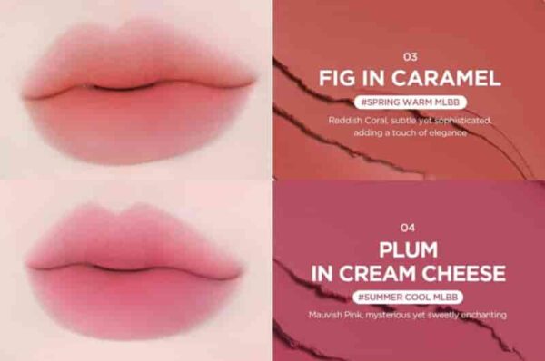 Lilybyred Milky Blur Fondue Bar Set [#2 Colors] (+Mellow Lip Oil Keyring) - Image 8
