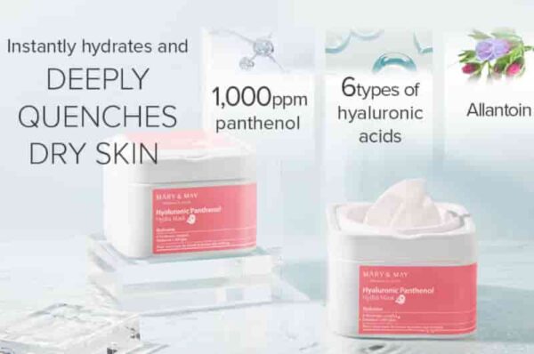 Mary&May Hyaluronic Panthenol Hydra Mask Set [30 Masks] - Image 3