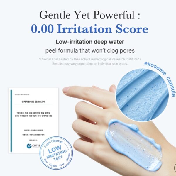 MEDICUBE  Zero Pore SA Clear Capsule Cleansing Foam - Image 4