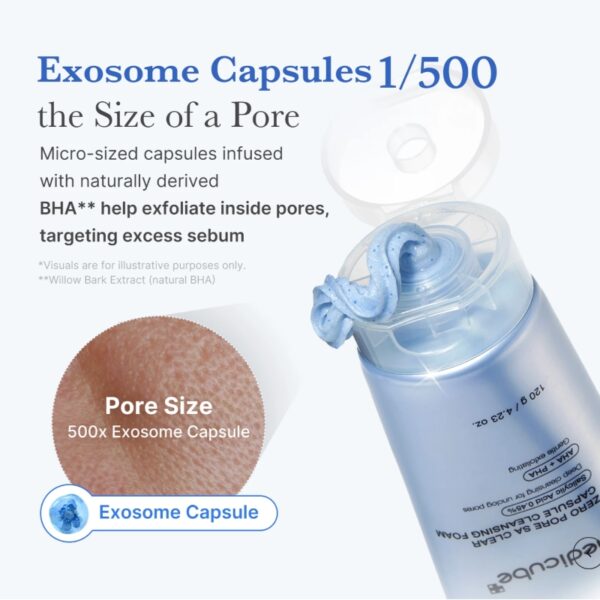 MEDICUBE  Zero Pore SA Clear Capsule Cleansing Foam - Image 5