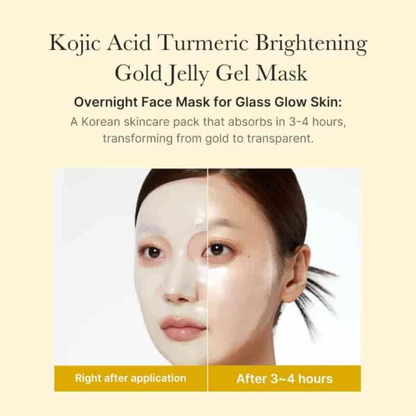 medicube Kojic Acid Turmeric Brightening Gel Mask Sheet [#4 masks] - Image 2