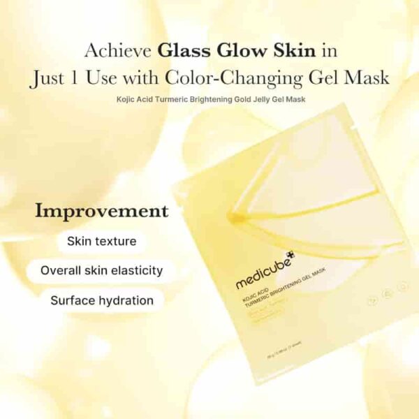 medicube Kojic Acid Turmeric Brightening Gel Mask Sheet [#4 masks] - Image 5