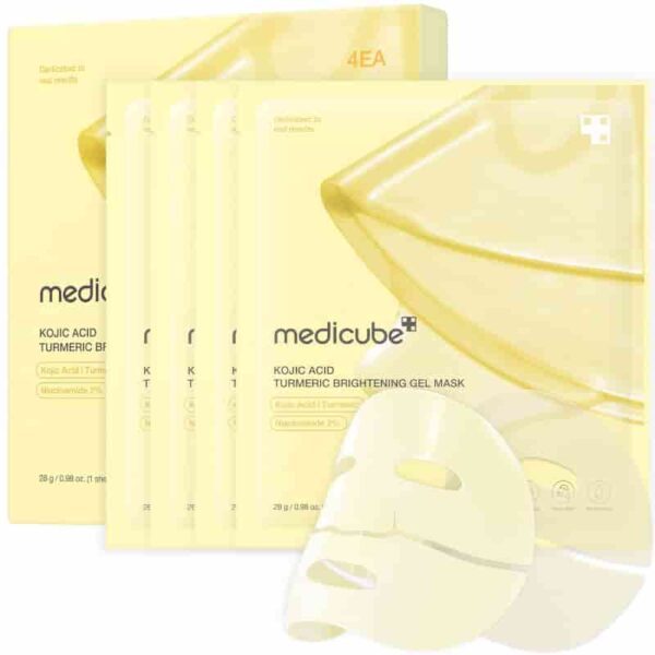 medicube Kojic Acid Turmeric Brightening Gel Mask Sheet [#4 masks]