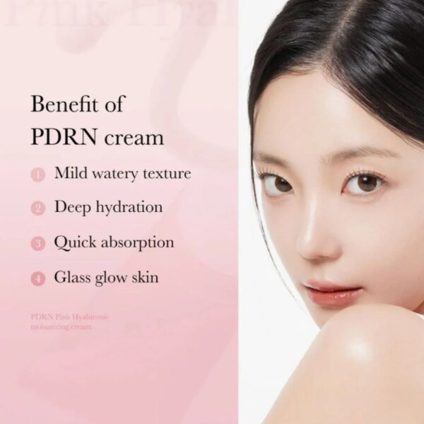 MEDICUBE PDRN Pink Hyaluronic Moisturising Cream - Image 4