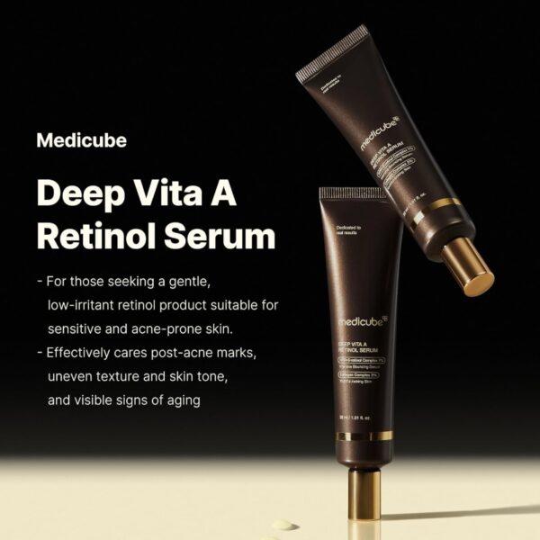 Medicube Deep Vita A Retinol Serum (+Multiball GuaSha) - Image 4