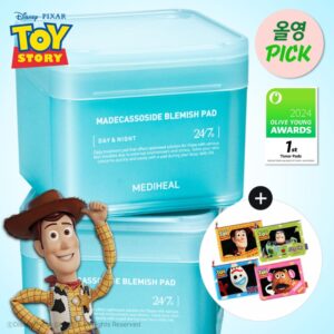 MEDIHEAL Madecassoside Blemish Pad 200Pads Special Set (+Toy story Pouch)